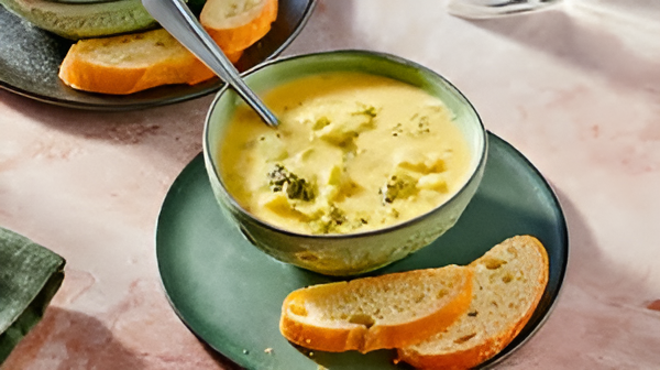 20-Minute Broccoli Cheese Soup : Quick, Creamy & Delicious