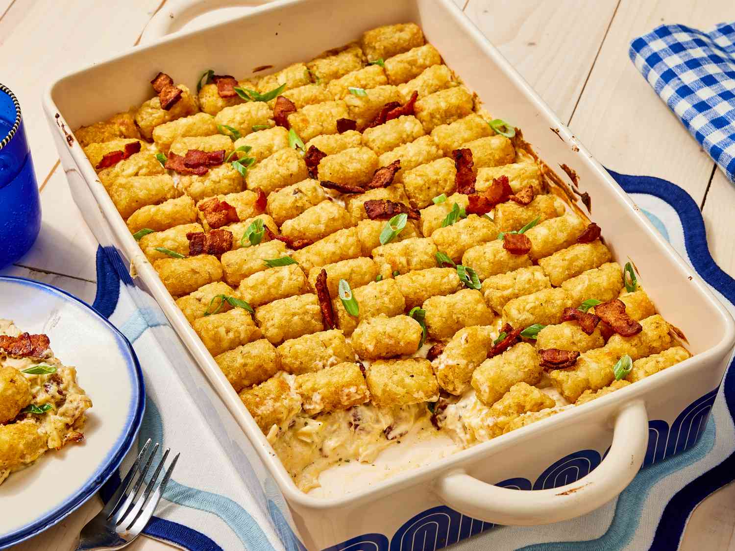 Chicken Bacon Ranch Tater Tot Casserole :  Comfort Food