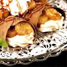 Chocolate Banana Crepes : Decadent, Sweet