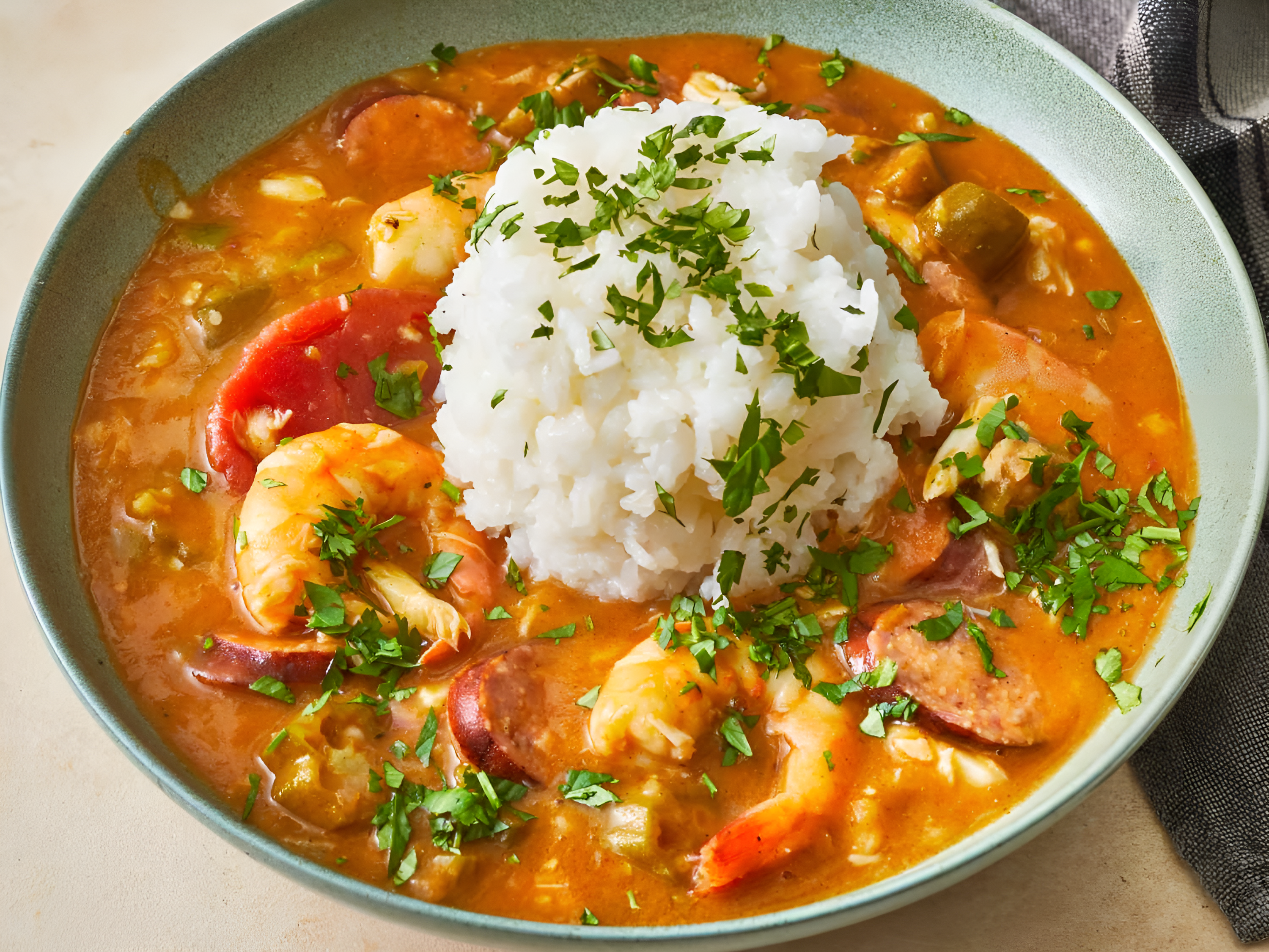 Authentic New Orleans Creole Gumbo : Rich, Flavorful, and Spicy