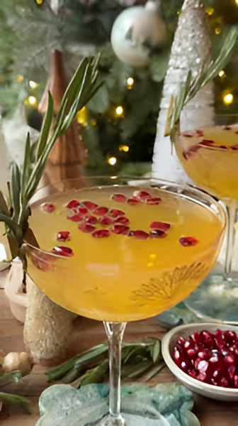 Ginger-Peach Bellini : A Sparkling Cocktail