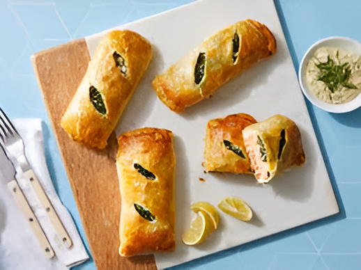 Individual Salmon Wellingtons : A Gourmet Seafood Dish