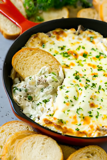 Philly Cheese Steak Dip : A Creamy & Cheesy