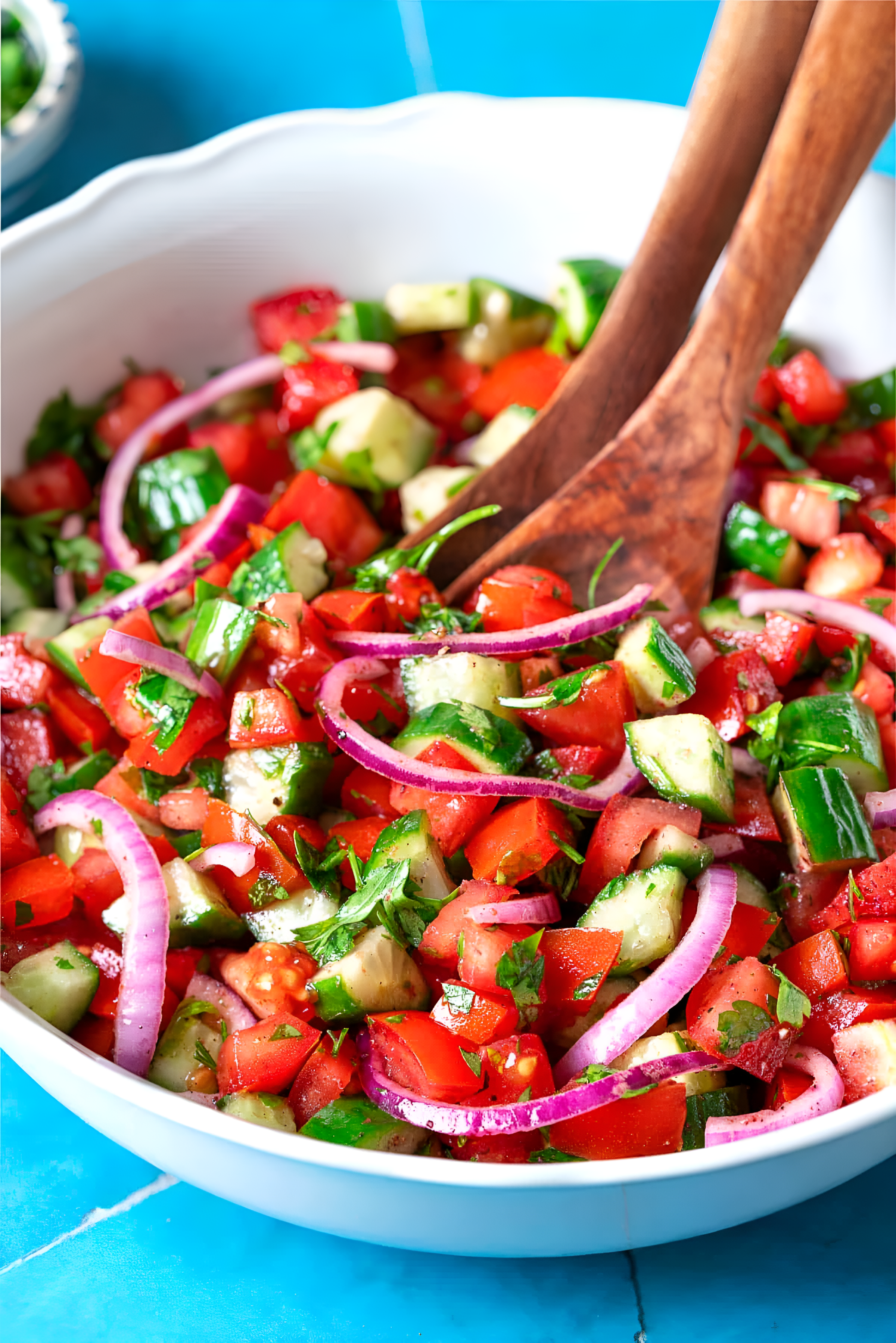 Easy Cucumber Tomato Salad : Light & Refreshing