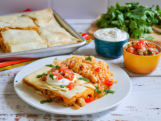 Easy Sheet Pan Quesadillas : A Crispy & Flavorful Family Meal