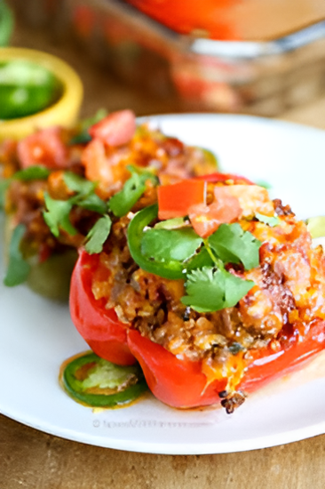 Tex-Mex Taco Stuffed Peppers : A Flavorful & Healthy Meal