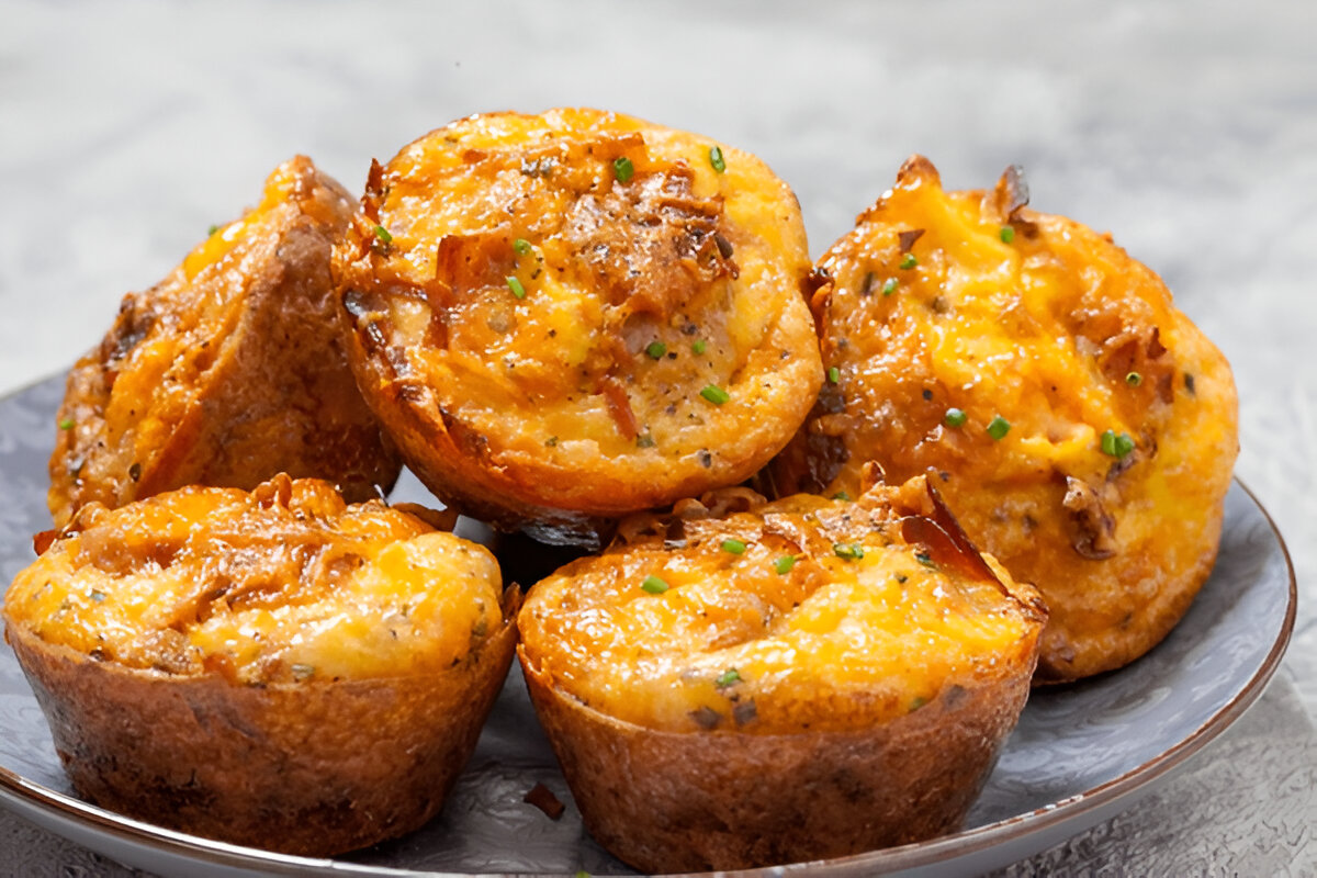 Hash Brown and Bacon Omelet Cups – A Perfect Breakfast Bite