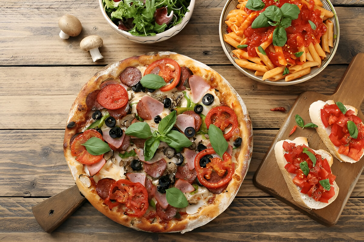 Veggie Pizza Night