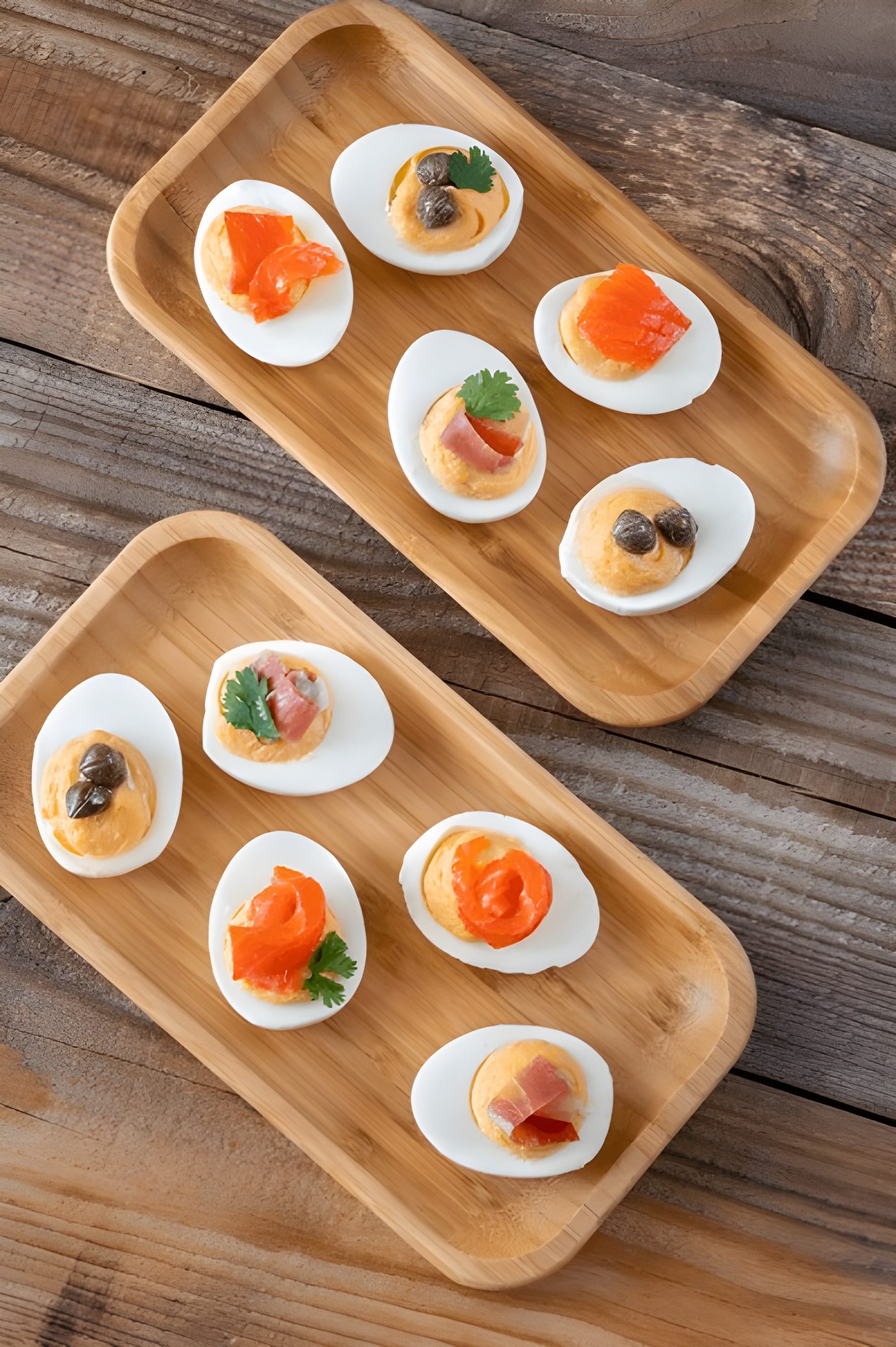 Sriracha Deviled Eggs