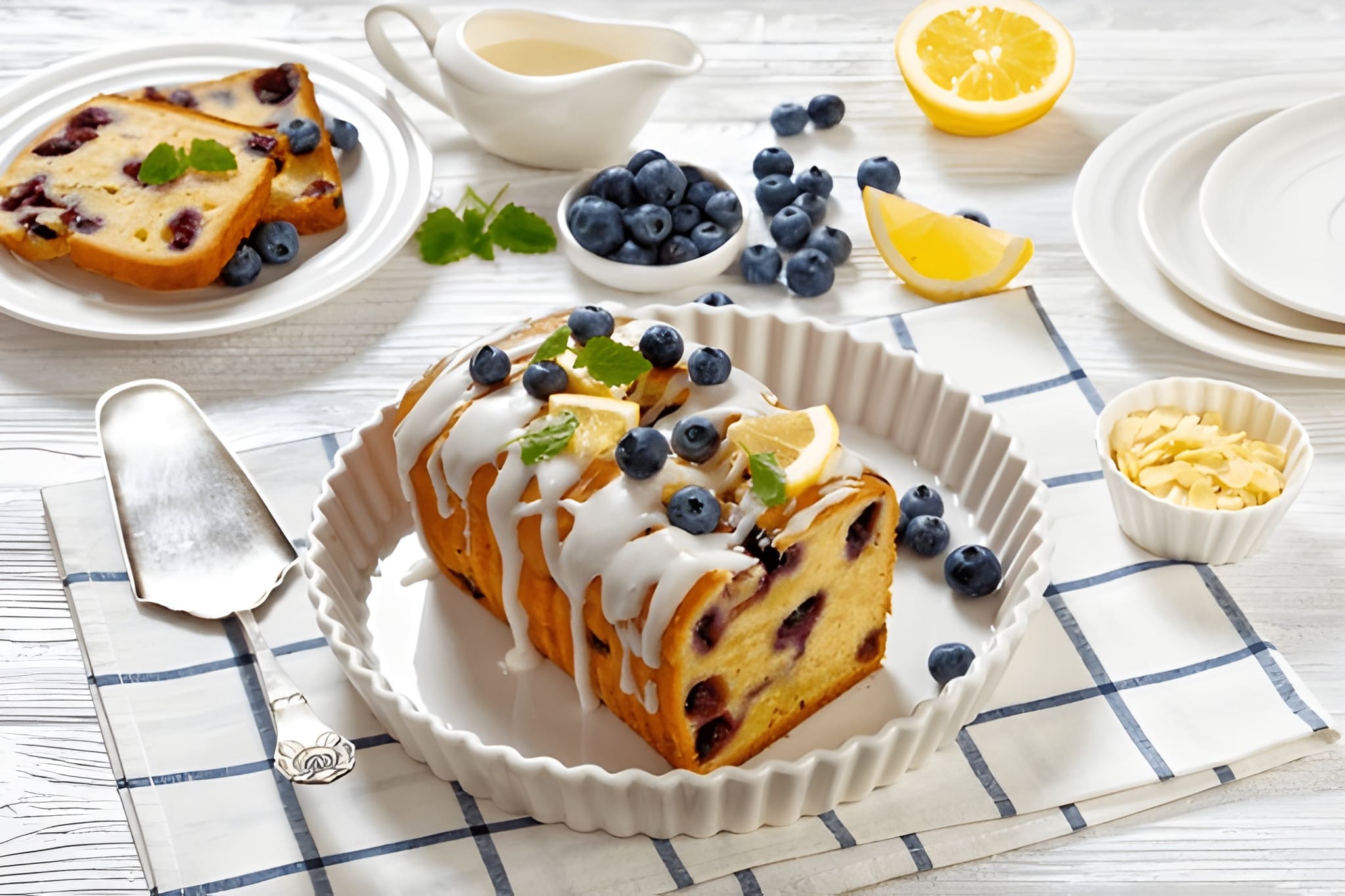 Blueberry-Lemon Breakfast Cake