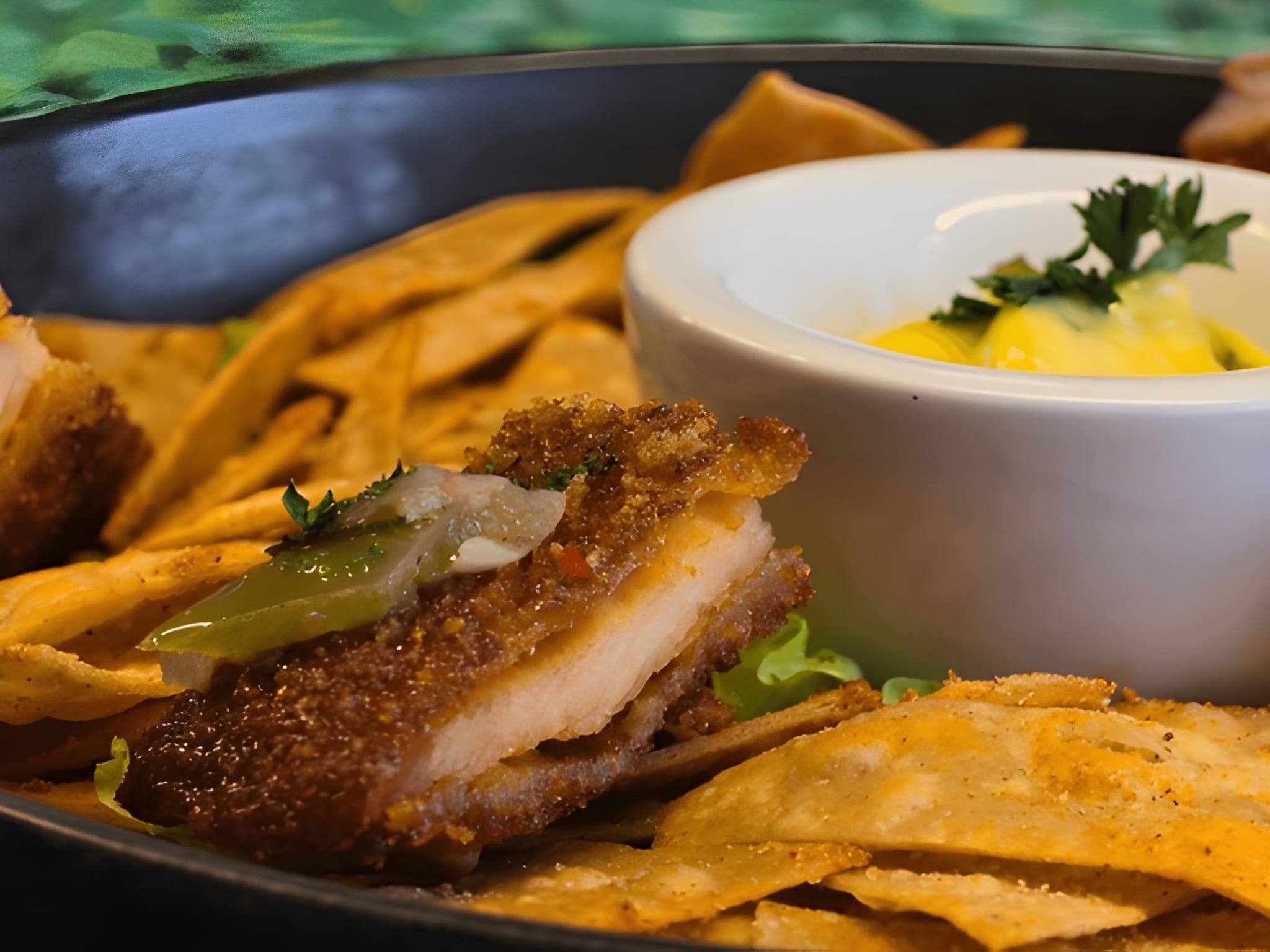 Outrageous Warm Chicken Nacho Dip