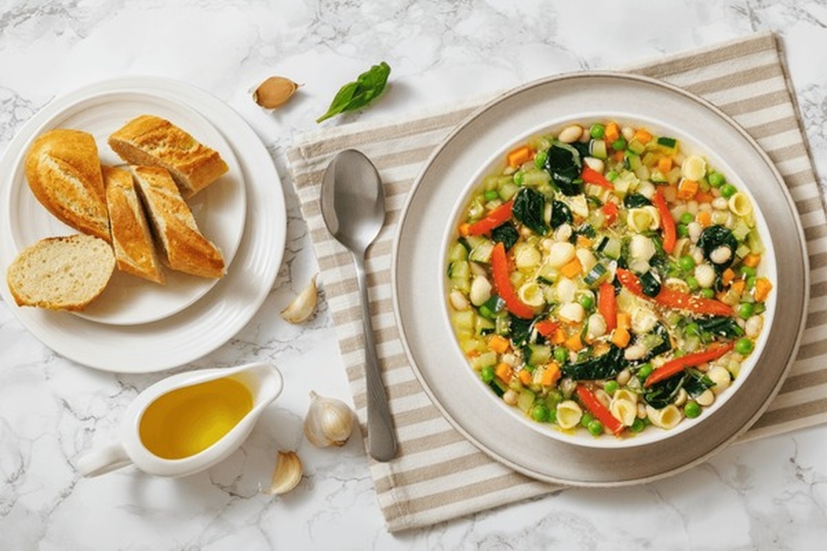 Delicious Jamie’s Minestrone