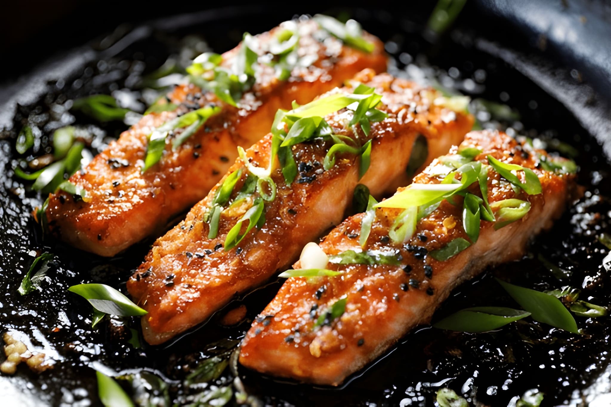 Balsamic-Glazed Salmon Fillets – Sweet, Tangy, and Perfectly Caramelized