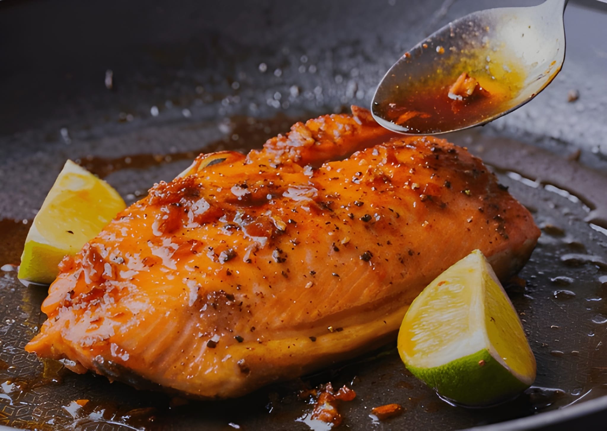 Spicy Garlic Salmon
