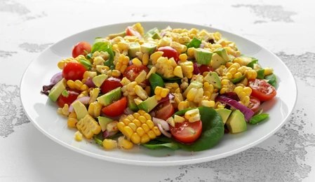 Summer Salad with Grilled Corn
