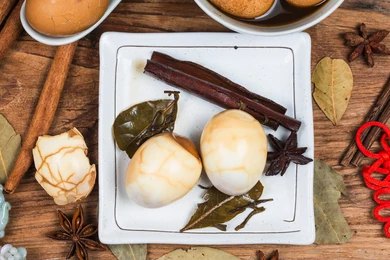 Chinese Tea Eggs Marbled Tea-Infused Eggs