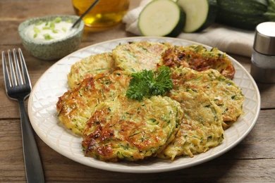 Zucchini Patties Crispy Golden and Flavourful