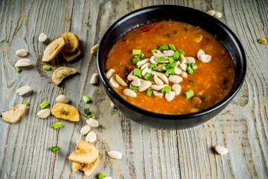 African Sweet Potato and Peanut Soup