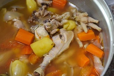 Cold Season Chicken and Sweet Potato Soup