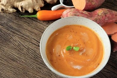 Creamy Sweet Potato with Ginger Soup
