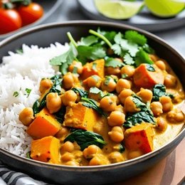 Vegan Sweet Potato Chickpea Curry – Rich, Creamy