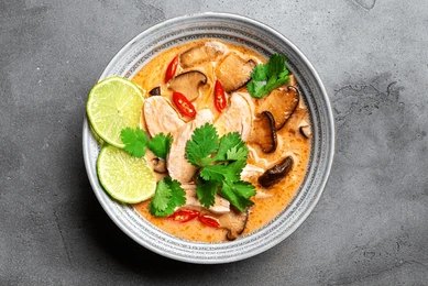 Spicy Thai Chicken Soup