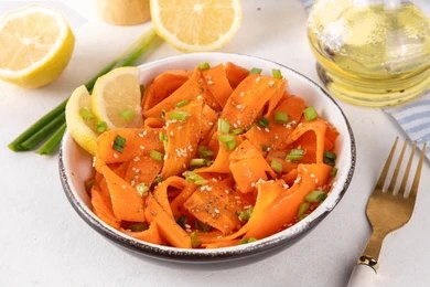 Carrot Salad with Zesty Lemon Dressing – Light, Colorful