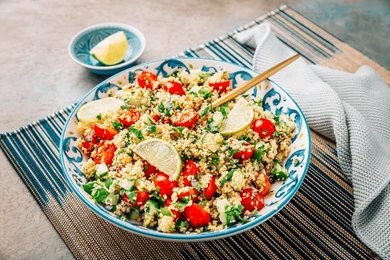 Cucumber Tabbouleh – A Bright, Herb-Packed Middle Eastern