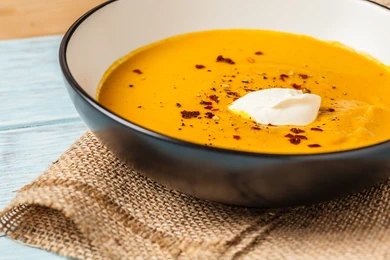 Summer Soup of Butternut and Corn A Bright, Creamy