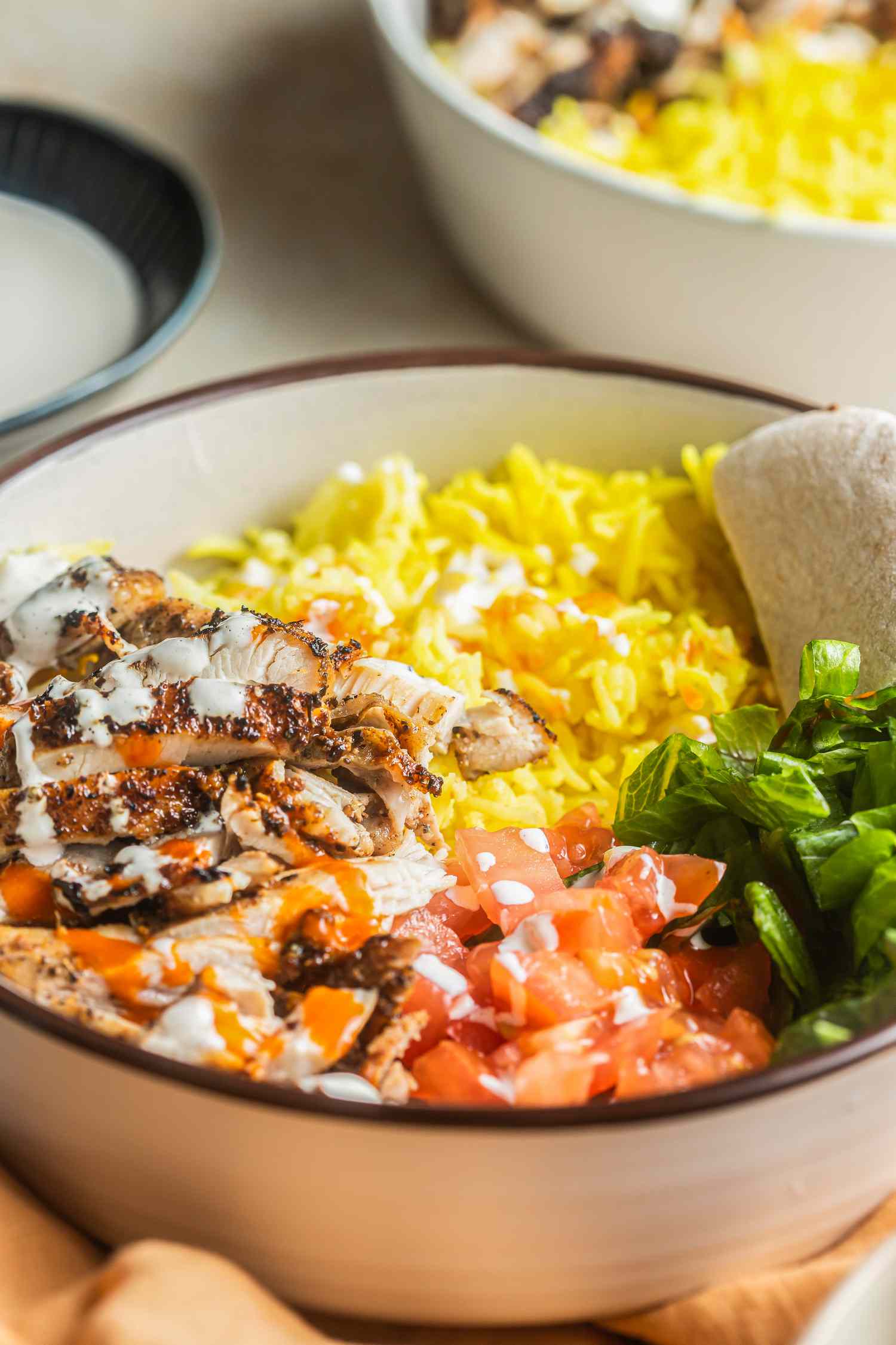 Halal Cart Chicken and Rice with Creamy White Sauce