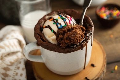 Chocolate Ice Cream Mug Cake – The Ultimate