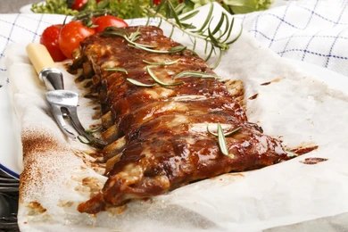 Italian Country Style Ribs Slow-Cooked, Herb-Infused