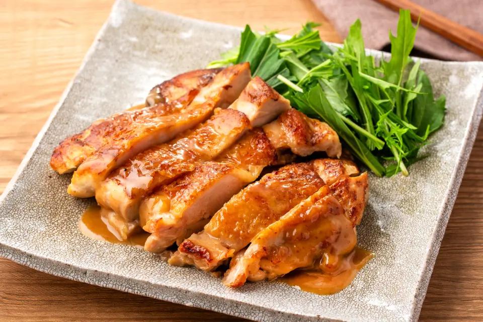 Miso Honey Chicken with Garlic Sesame Glaze