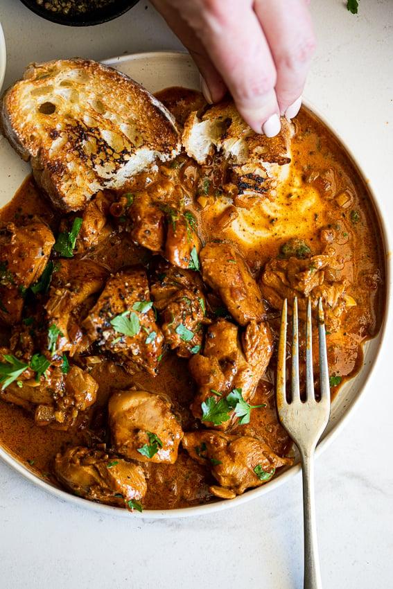 Good Frickin’ Paprika Chicken – A Smoky, Creamy, Flavour