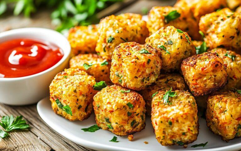 Shredded Zucchini Tots – Healthy, Cheesy, Bite-Sized Snacks