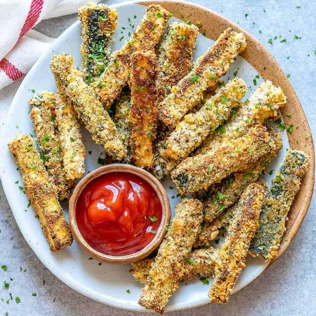 Baked Zucchini Parmesan Fries – Crispy, Cheesy, Oven-Baked