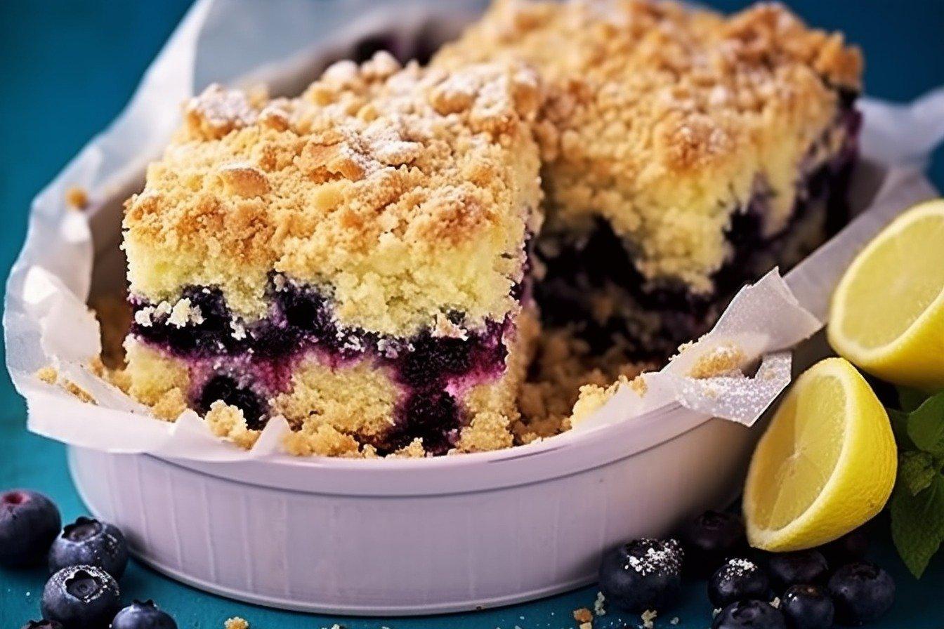Wild Blueberry Lemon Crumb Cakes – Tender Mini Cakes