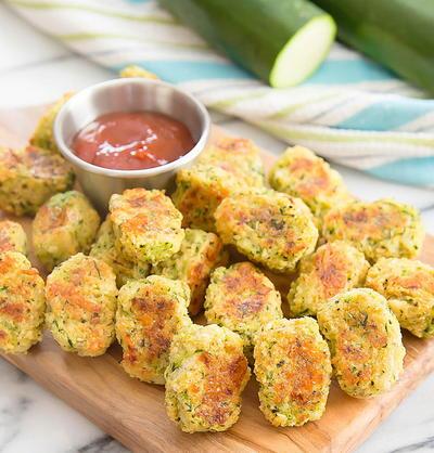Best Zucchini Appetizer: Crispy Parmesan Garlic Zucchini Bites