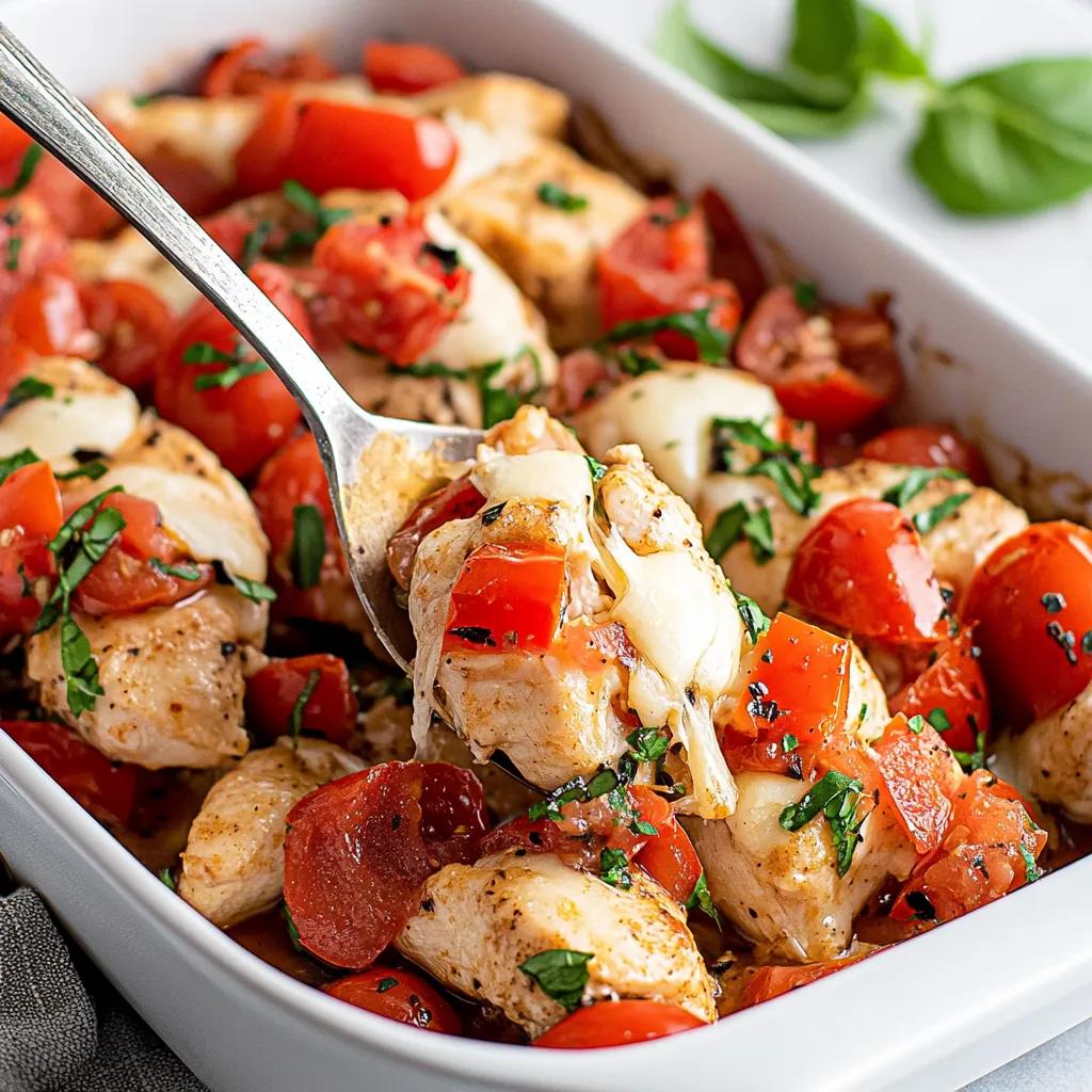 Quick Bruschetta Chicken Bake – The Ultimate Easy, Juicy