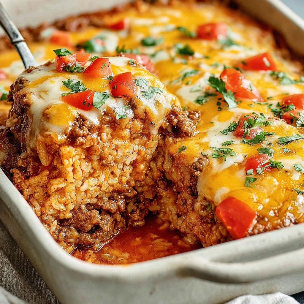 One-Pan Stuffed Pepper Casserole – The Ultimate Cheesy