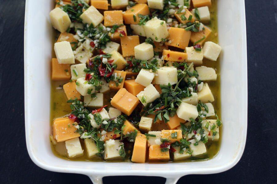 Pickle Marinated Cheese – A Tangy, Flavour-Packed Appetizer