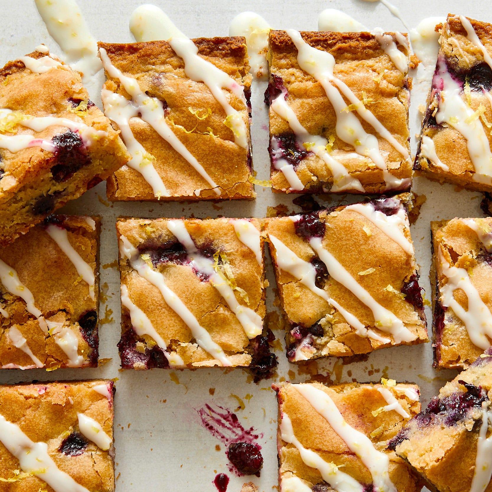Lemon-Blueberry Blondie Bars – Soft, Buttery Dessert Bars