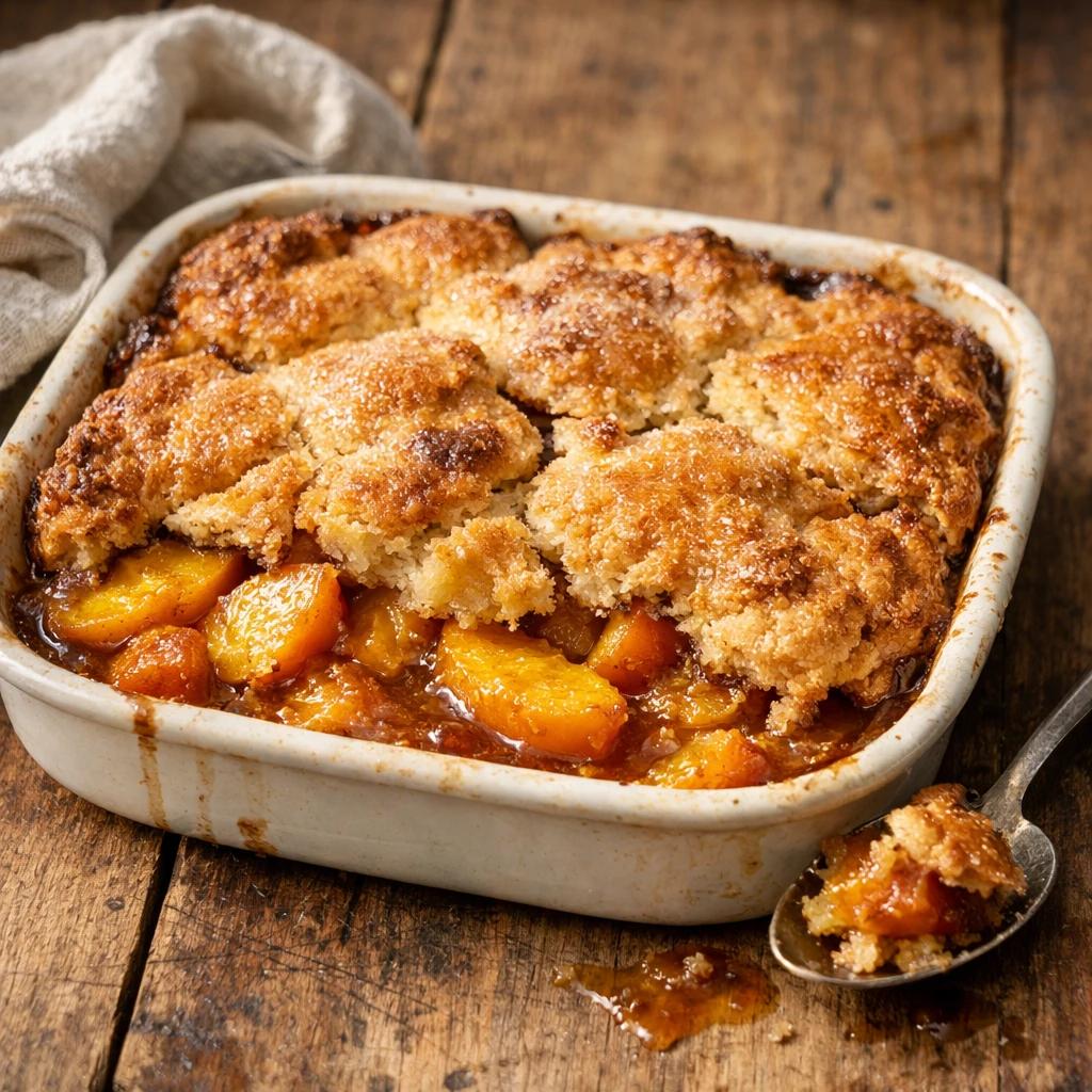 Great Grandma’s Peach Cobbler Recipe – A Classic Homemade Southern Peach Cobbler