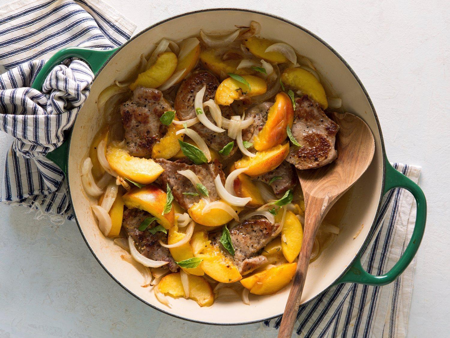 Peach Pork Picante Recipe – Sweet and Spicy Skillet Pork with Juicy Peaches and Bold Southwestern Flavours