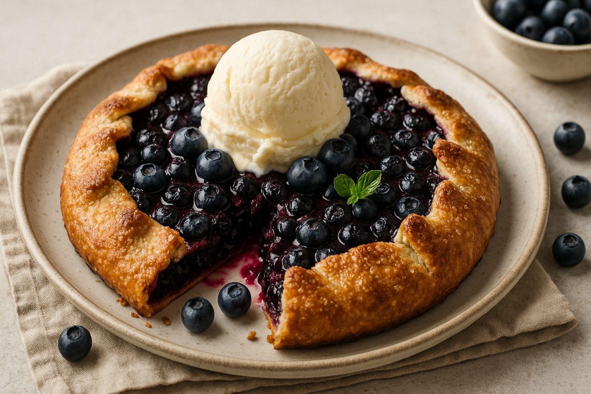 Rustic Blueberry Galette – The Ultimate Homemade French-Inspired Blueberry Dessert with a Buttery, Flaky Crust