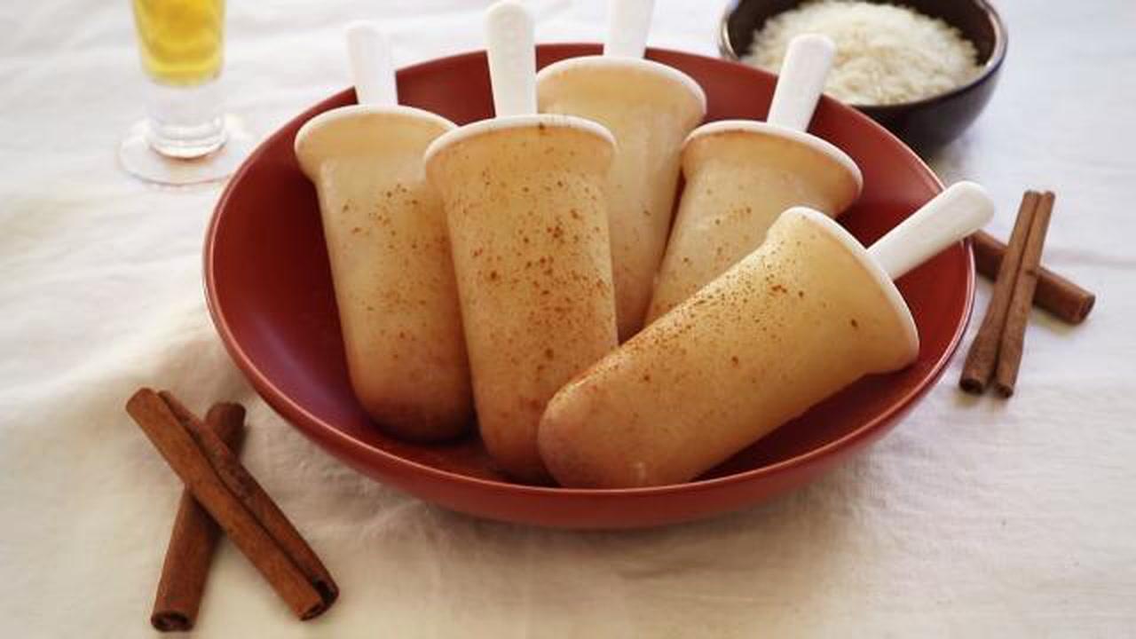 Fireball Horchata Pops – Creamy Cinnamon-Spiced Mexican