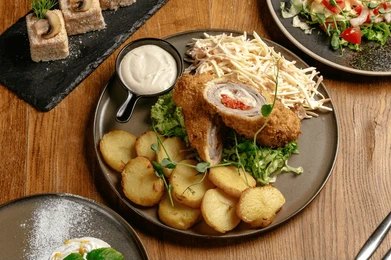 Shortcut Smothered Chicken — Tender Pan-Seared Chicken Breasts Smothered in Rich Onion Gravy for an Easy, Comforting Weeknight Dinner