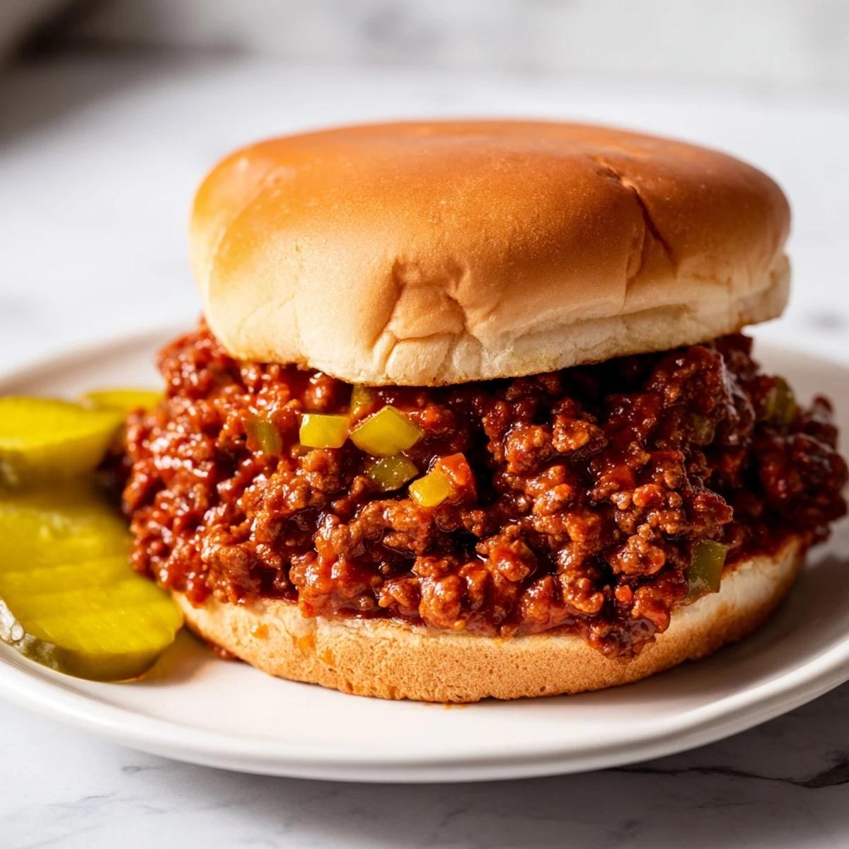 The Best Homemade Sloppy Joes: Easy, Sweet, and Tangy Ground Beef Sandwiches with a Rich Tomato Sauce